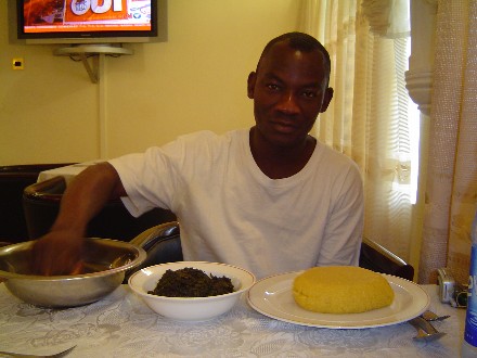 Celestine at Breakfast